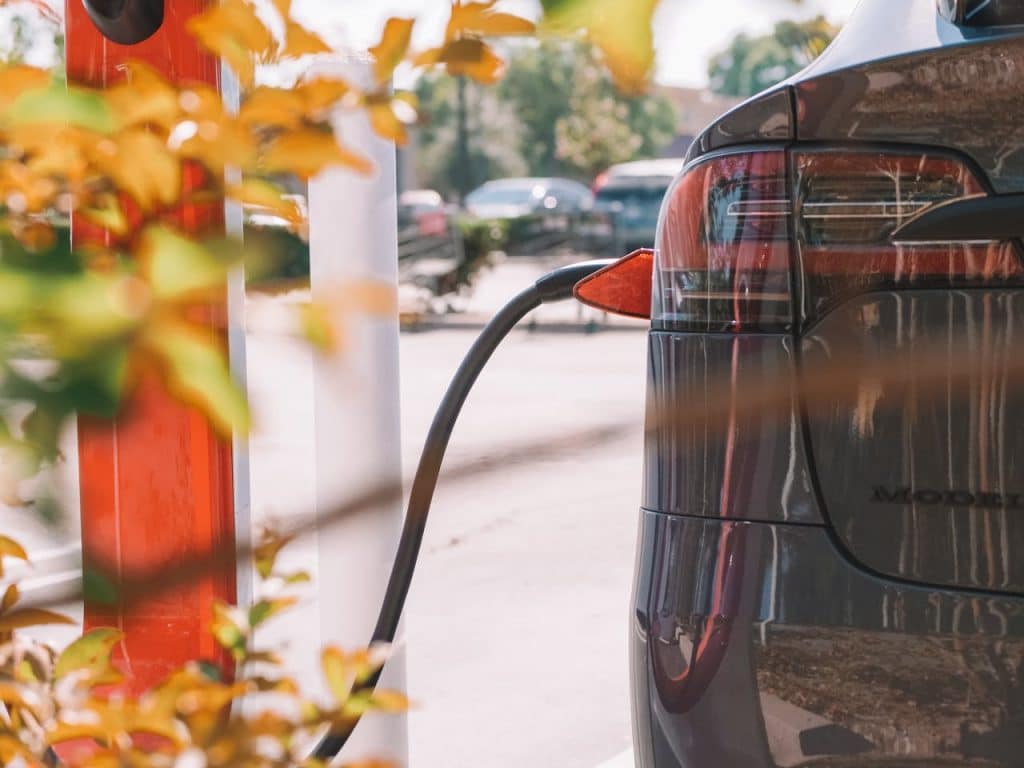 Une voiture électrique 