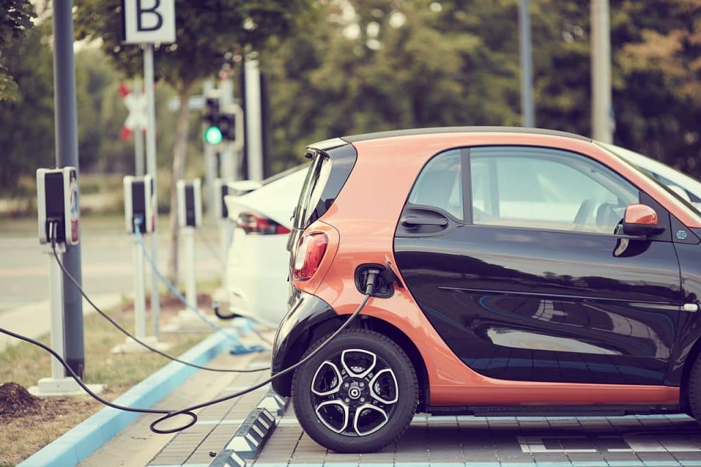 Une voiture électrique